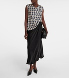 'S Max Mara Timetop printed silk top