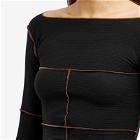 Baserange Women's Cinder Long Sleeve Top in Black