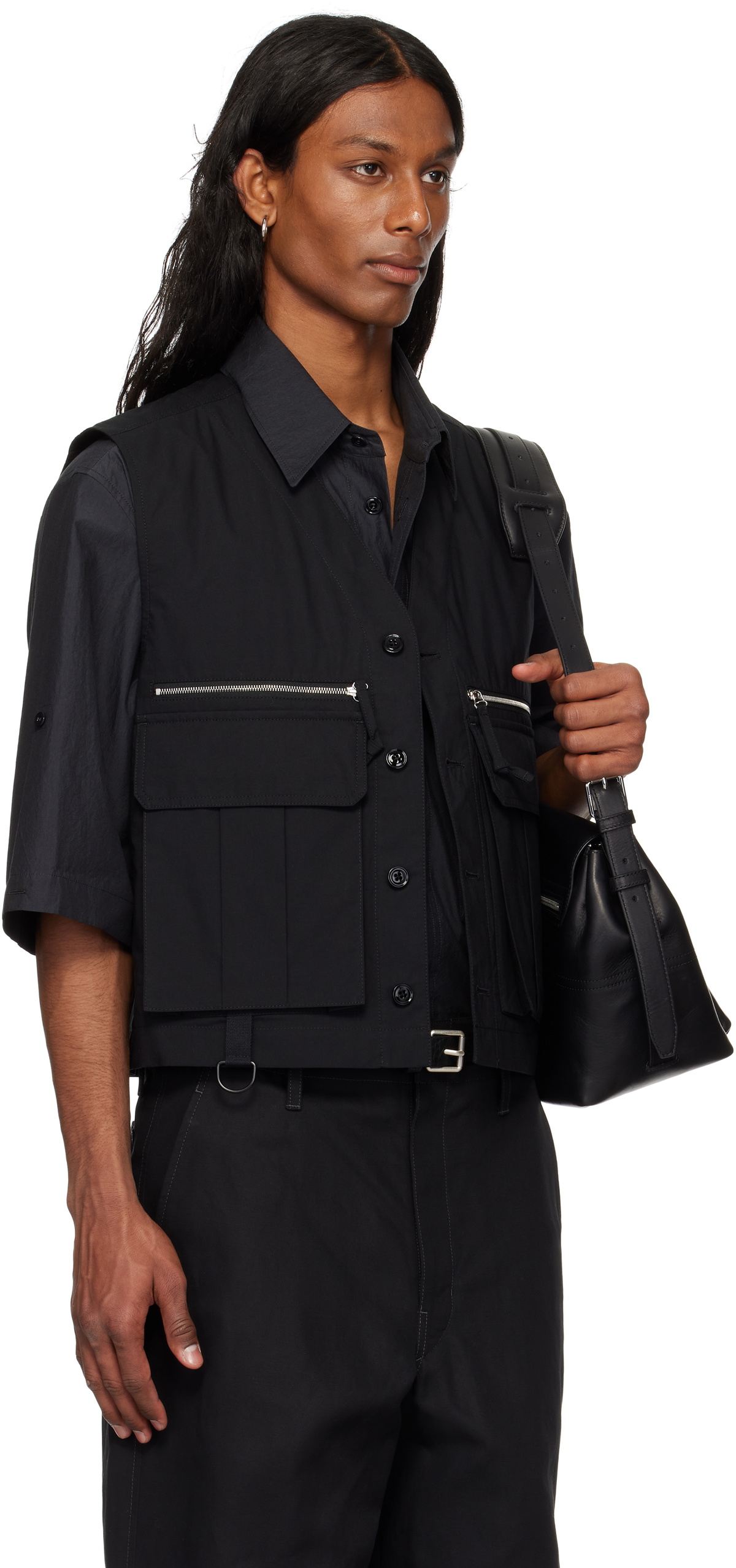 LEMAIRE Black Technical Vest