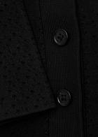 Victoria Beckham VB Body Black Stretch-knit Cardigan