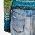 TheOpen Product Women's The Open Product Wide Leg Denim Sweatpants in Blue