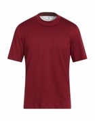 Brunello Cucinelli Mens T-shirt Brick