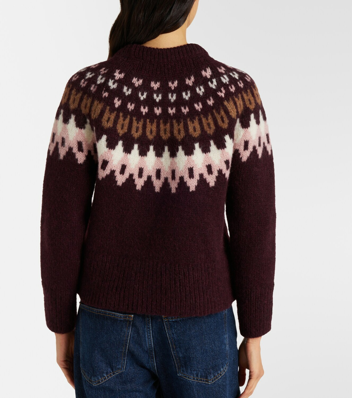 Veronica Beard Anne Fair Isle wool-blend sweater