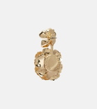 Carolina Herrera Crystal-embellished floral drop earrings