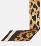 Gucci Leopard-print silk twill scarf