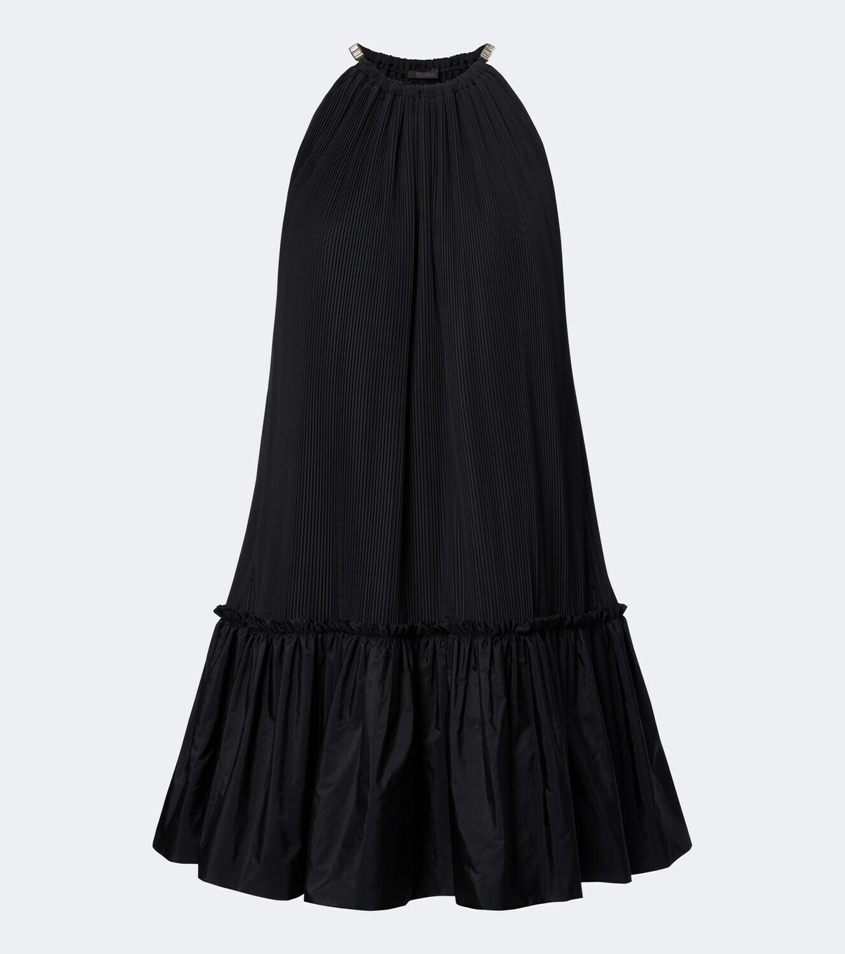Max Mara Embellished halterneck minidress