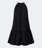 Max Mara Embellished halterneck minidress