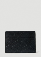Versace - Greca Motif Card Holder in Black