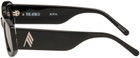 The Attico Black Linda Farrow Edition Berta Sunglasses
