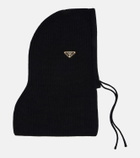 Prada Ribbed-knit wool and cashmere ski mask