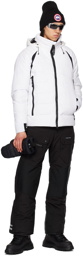 Canada Goose White Hybridge Base Down Jacket