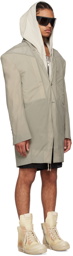 Rick Owens Gray Jumbo Tatlin Coat