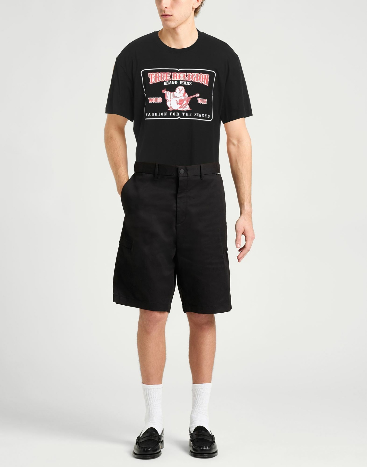 True Religion Mens T-shirt in Black