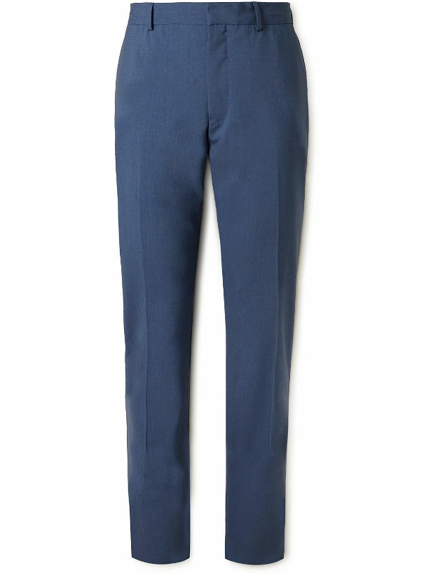 Photo: Dunhill - Travel Wool Elasticated Suit Trousers - Blue