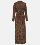 A.P.C. Gwyneth animal-printed maxi dress