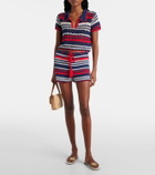 Anna Kosturova Crochet cotton shorts