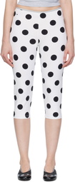 Paloma Wool White & Black Aneu Leggings