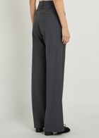 Lemaire Tailored Straight-leg Trousers Dark Grey
