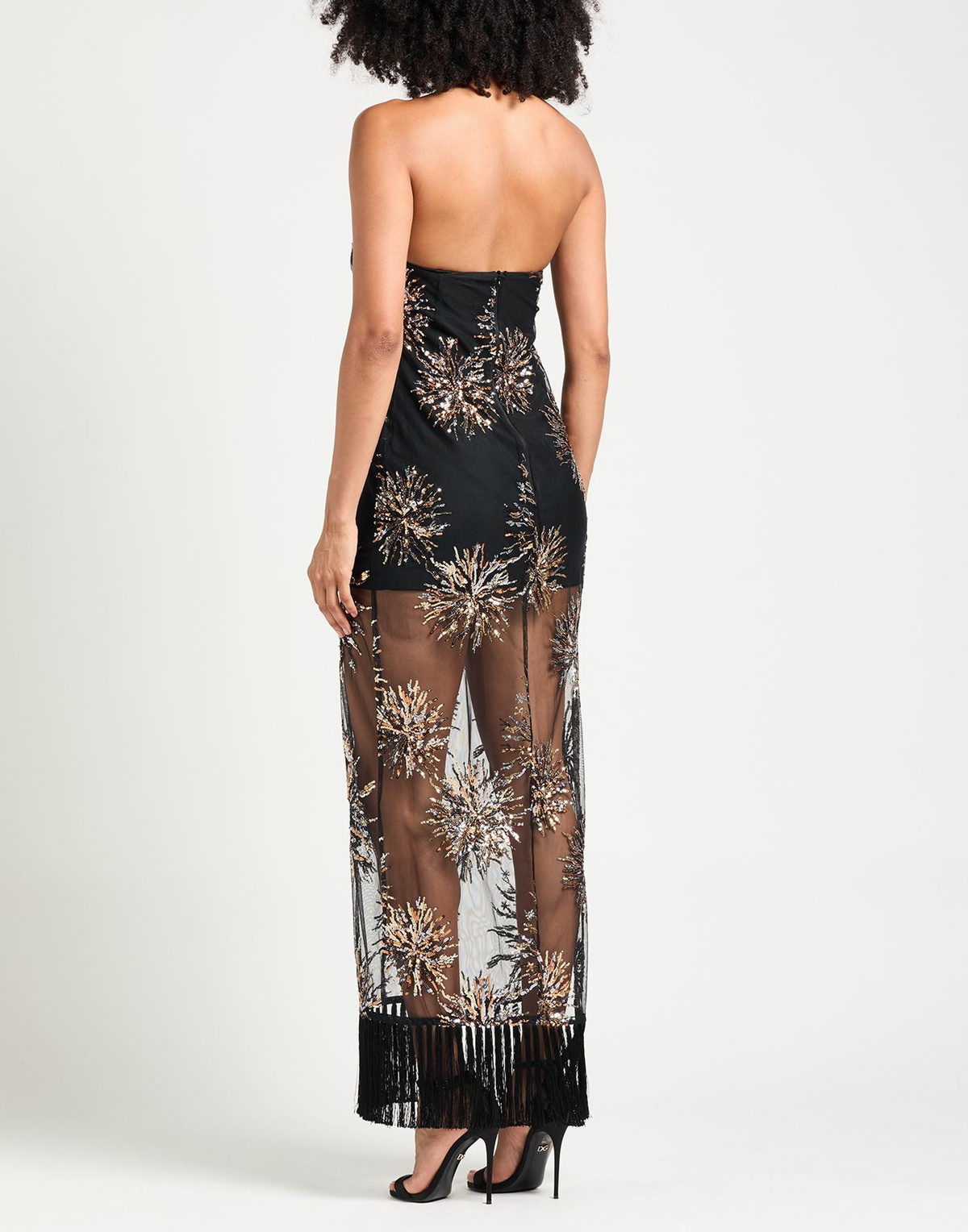 Taller Marmo Womens Maxi dress in Black