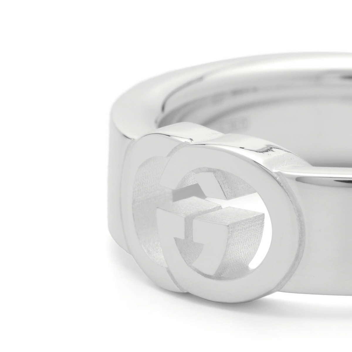 Gucci Women's Interlocking G Ring in Silver