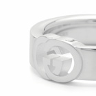Gucci Women's Interlocking G Ring in Silver