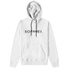 SOPHNET. Men's Logo Popover Hoody in Off White