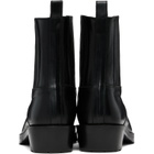 Toga Virilis SSENSE Exclusive Black Leather Chelsea Boots