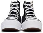 Converse Black & White Chuck Taylor All Star Platform Hi Sneakers