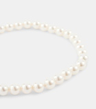 Alessandra Rich Embellished faux pearl necklace