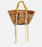 Zimmermann Small macramé-trimmed basket bag