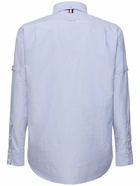 THOM BROWNE Straight Fit Button Down Shirt