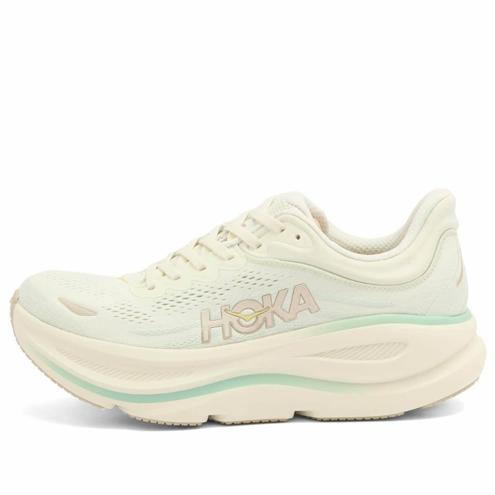 Photo: HOKA ONE ONE W Bondi 9 Sneaker in Truffle Salt/Sea Glass