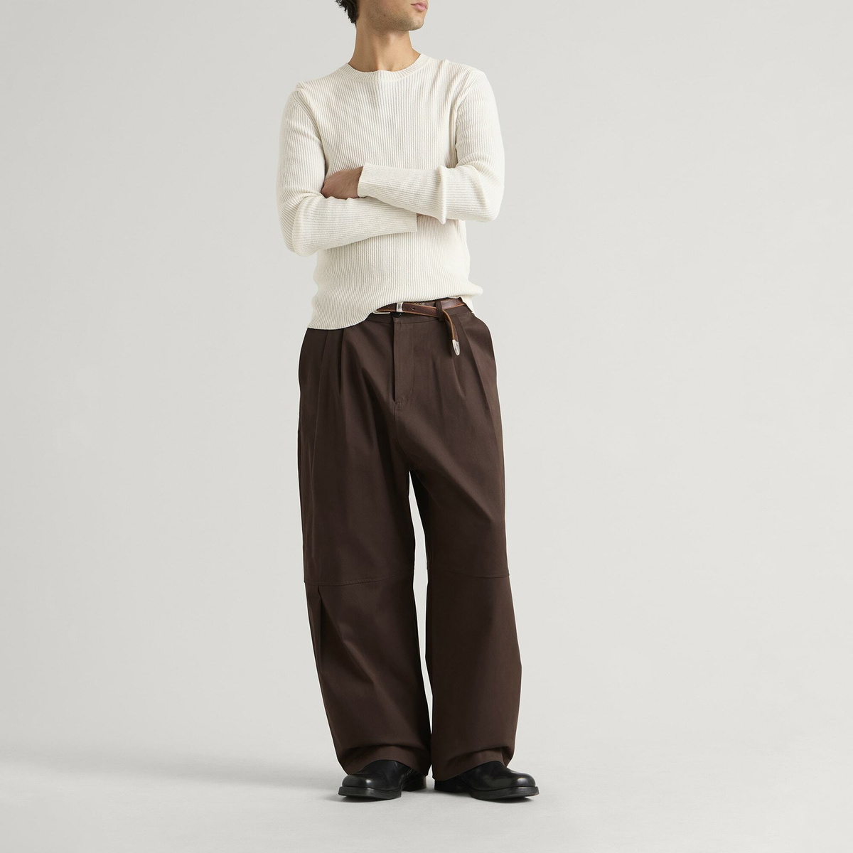 Sage Nation Men's Zushi Trouser in Brown