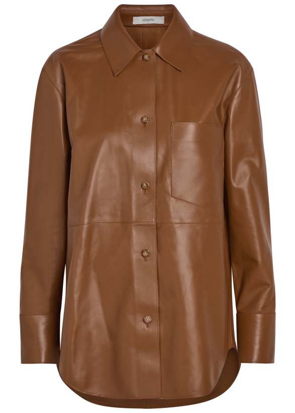 Photo: Joseph Penna Leather Jacket Rust