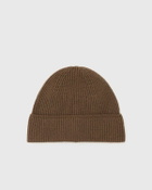 Pas Normal Studios Off-Race Merino Knit Beanie Brown Mens Beany
