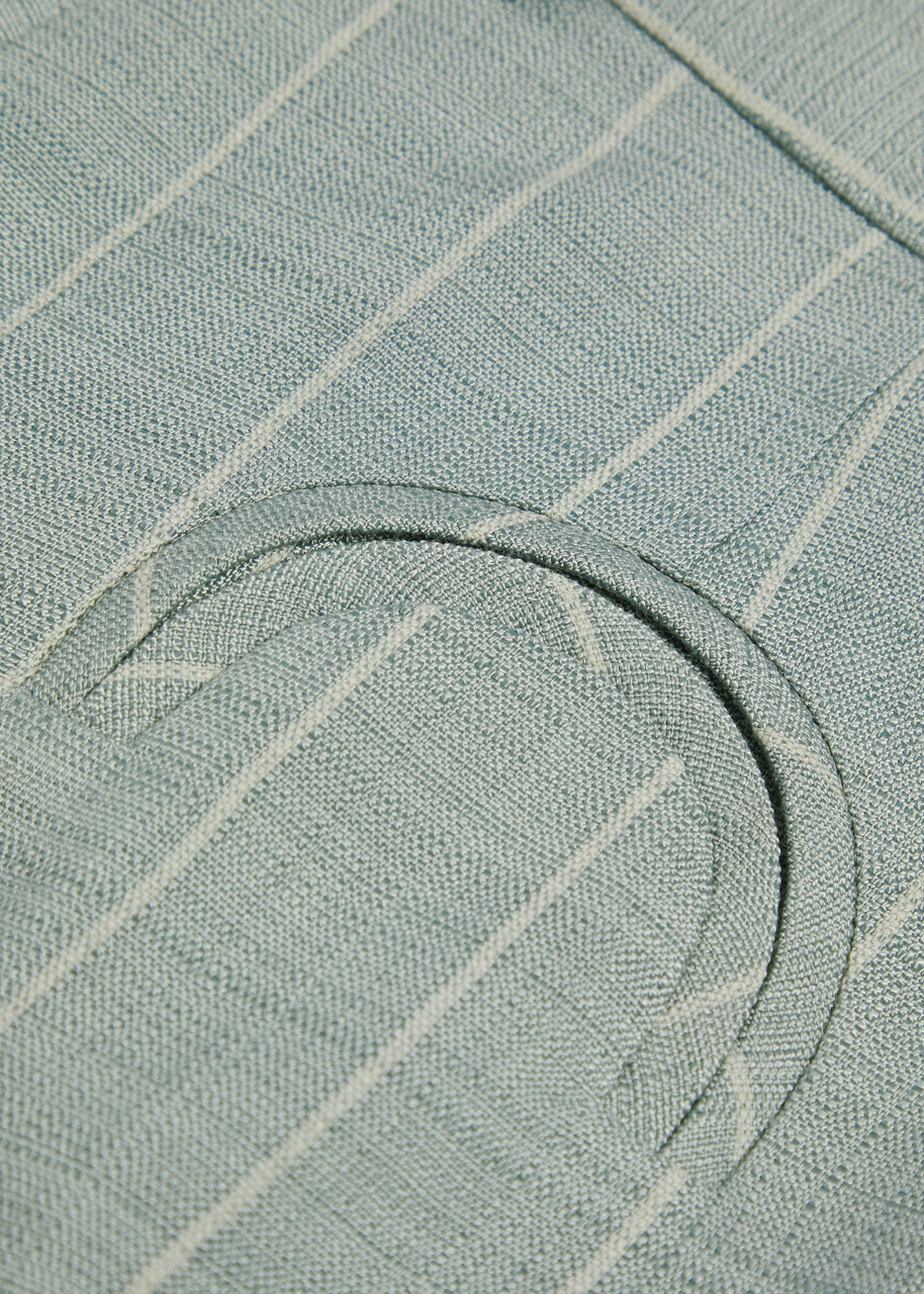 Blaze Milano Fox Striped Woven Trousers Light Blue