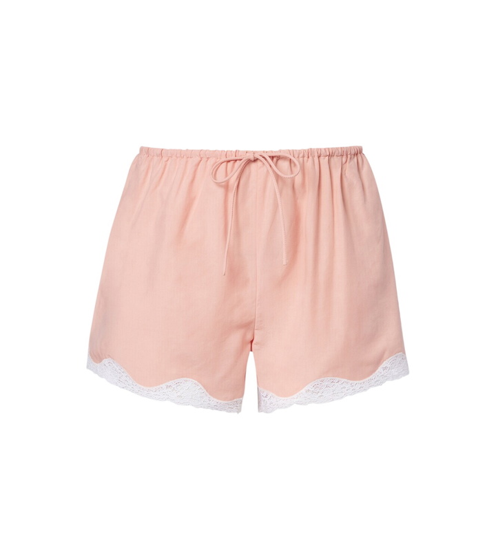 Photo: Posse Tabitha lace-trimmed shorts