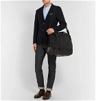 Dunhill - Radial Leather-Trimmed Canvas Holdall - Men - Black