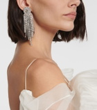 Rebecca Vallance Mariella crystal-embellished drop earrings