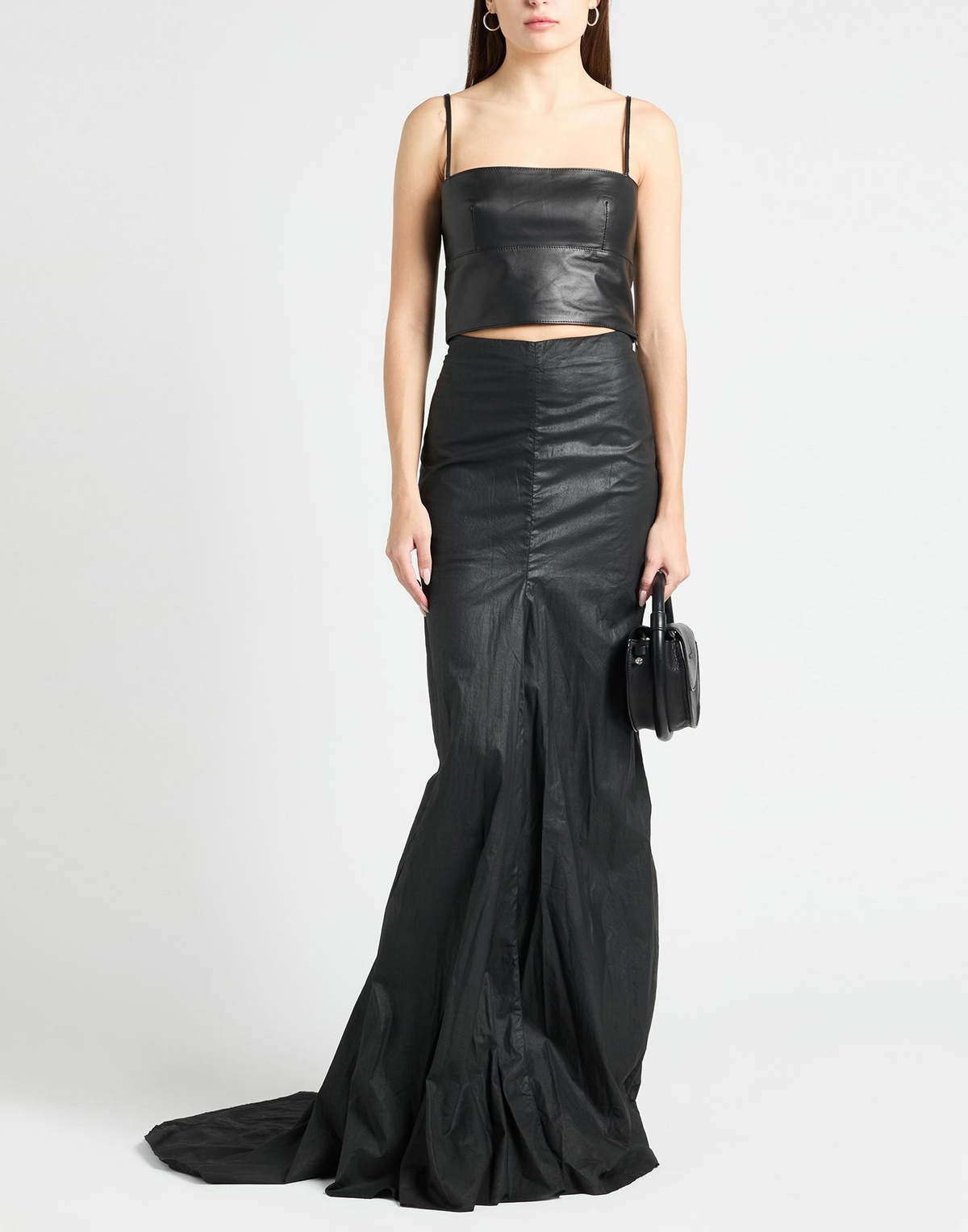 Ann Demeulemeester Womens Maxi skirt in Black
