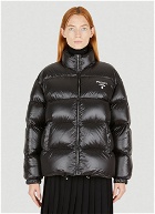 Re-Nylon Quilted Jacket in Black