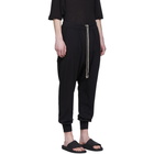 Rick Owens Drkshdw Black Prisoner Drawstring Lounge Pants