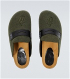 JW Anderson - Embroidered wool slippers