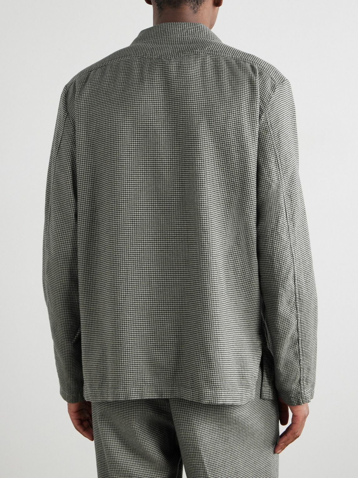 Massimo Alba - Florida Puppytooth Cotton Overshirt - Gray