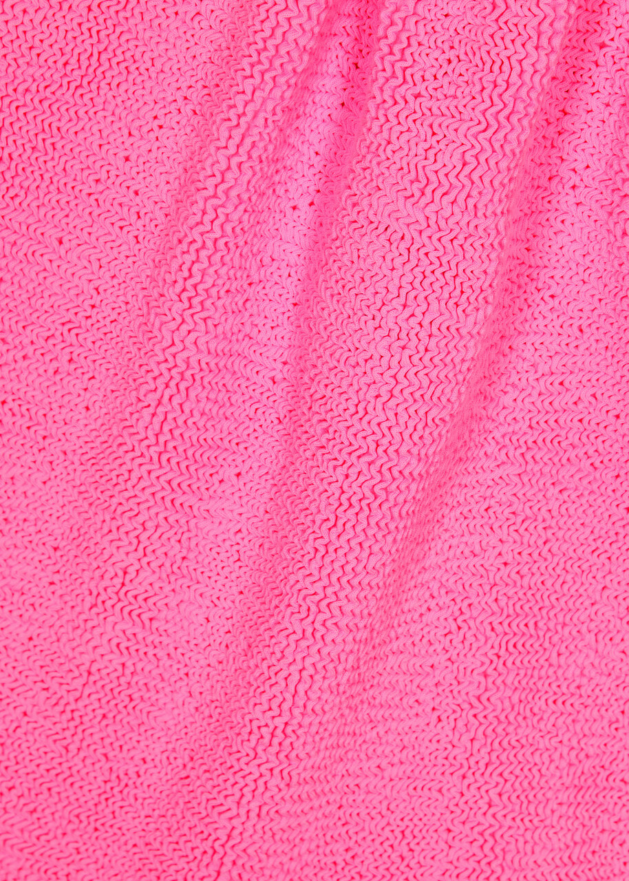 Hunza G Pamela Seersucker Swimsuit - Pink - One Size