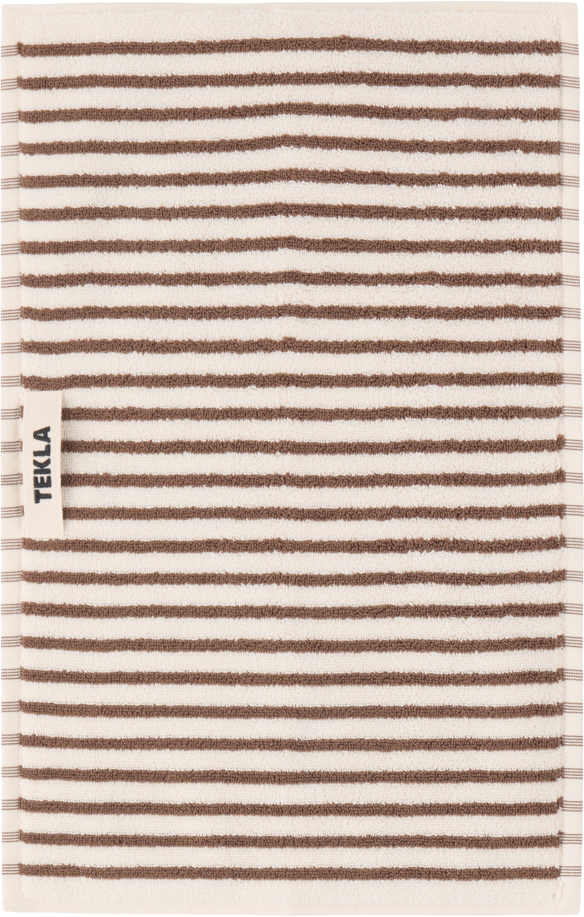 Tekla Off-White & Brown Striped Towel Set, 3 pcs