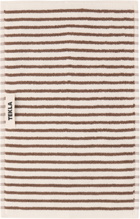 Tekla Off-White & Brown Striped Towel Set, 3 pcs