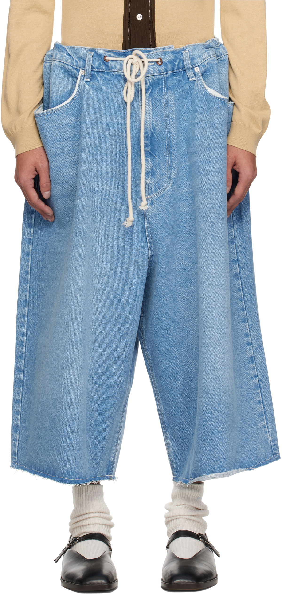Camiel Fortgens Blue Big Denim Shorts
