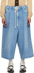 Camiel Fortgens Blue Big Denim Shorts