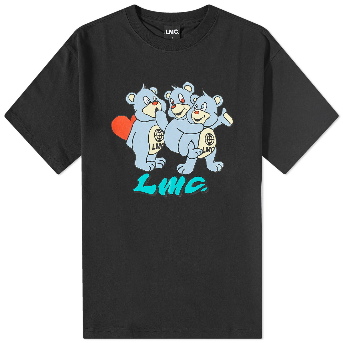 LMC Men's Triangle Bear T-Shirt in Black LMC